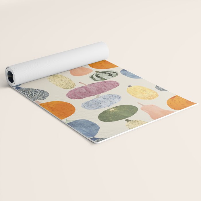 Still life of pumpkins Yoga Mat Gallery Image 2