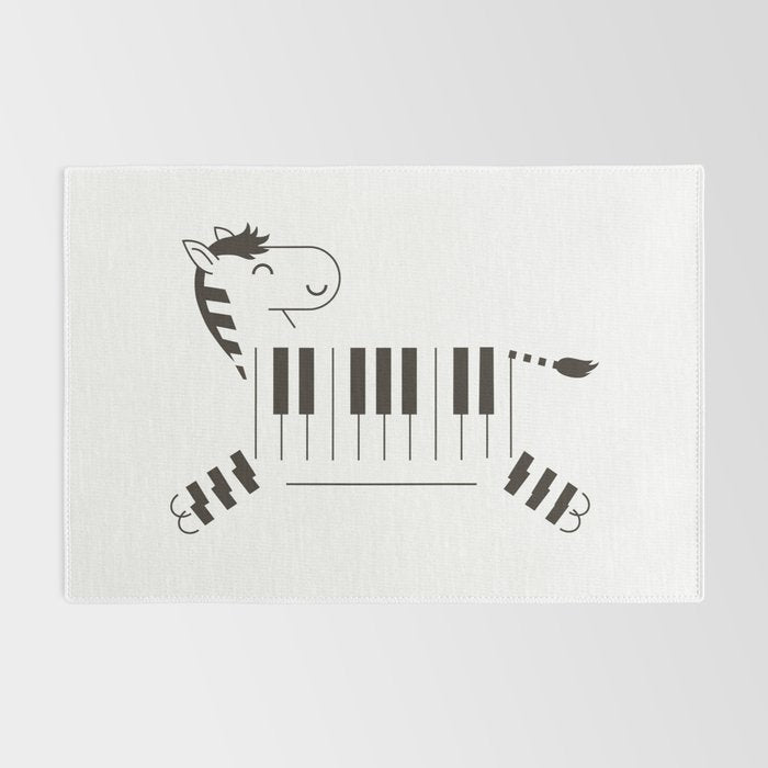 Life is like a piano Rug Gallery Image 2