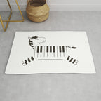 Life is like a piano Rug Gallery Image 1