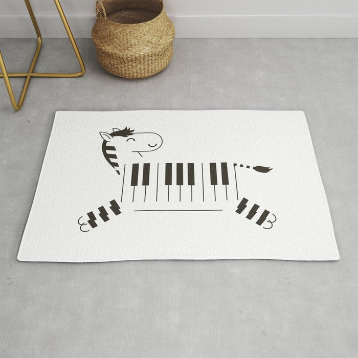 Life is like a piano Rug Gallery Image 1
