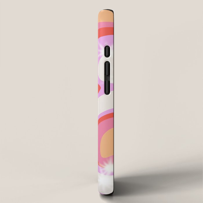 Groovy Party swirls pink iPhone Case Gallery Image 2
