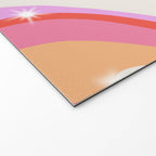 Groovy Party swirls pink Welcome Mat Gallery Image 2