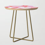Groovy Party swirls pink Side Table Gallery Image 1