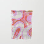 Groovy Party swirls pink Wall Hanging Gallery Image 1