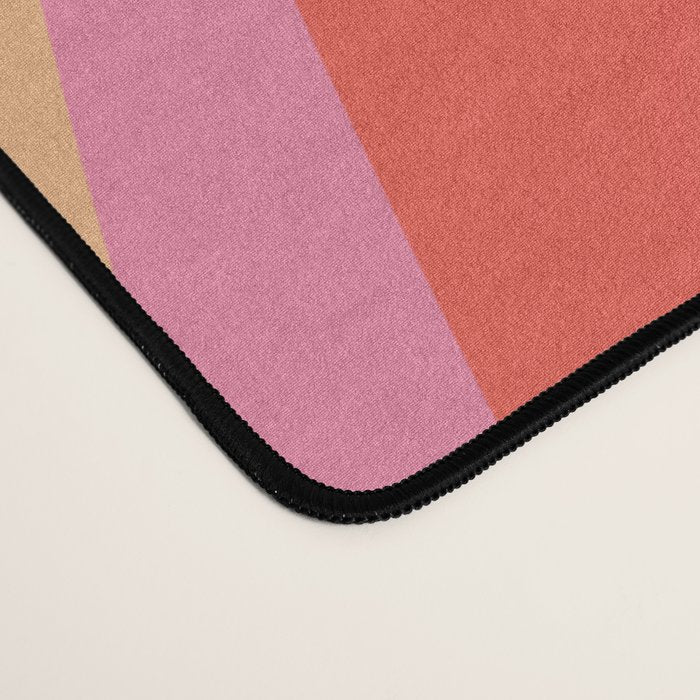Groovy Party swirls pink Desk Mat Gallery Image 4