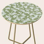 Elegant Epsom and Bit Of Blue Leaves Side Table Gallery Image 2