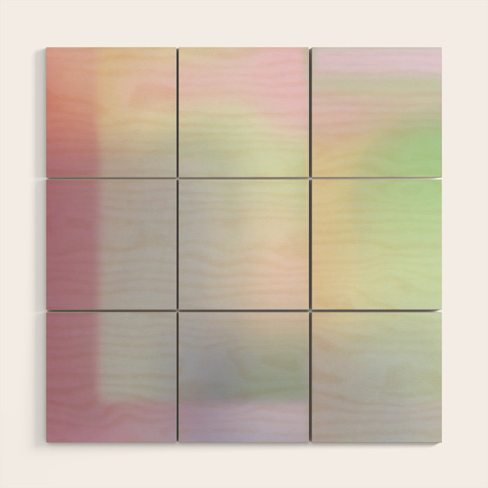Dimension II - Gradient Wood Wall Art Gallery Image 1
