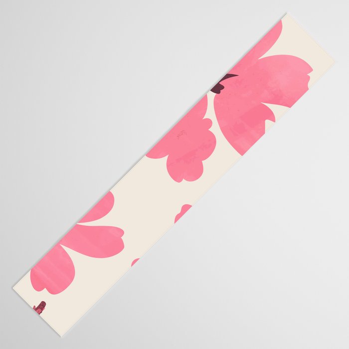 Soft Pink Flowers Table Runner Gallery Image 3