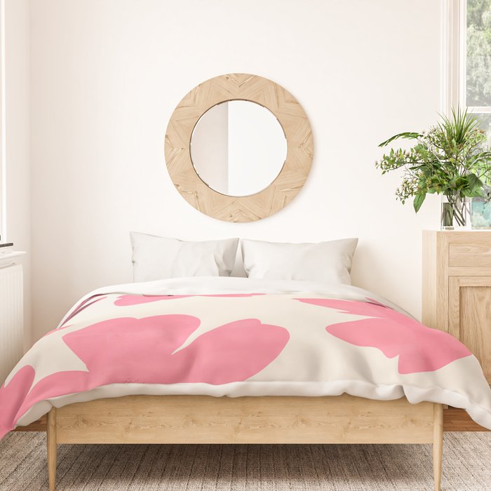 Soft Pink Flowers Duvet Cover Gallery Image 3