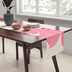 Soft Pink Flowers Table Runner Gallery Image 2