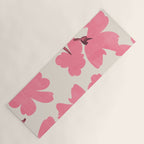 Soft Pink Flowers Yoga Mat Gallery Image 1