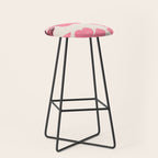 Soft Pink Flowers Stool Gallery Image 1
