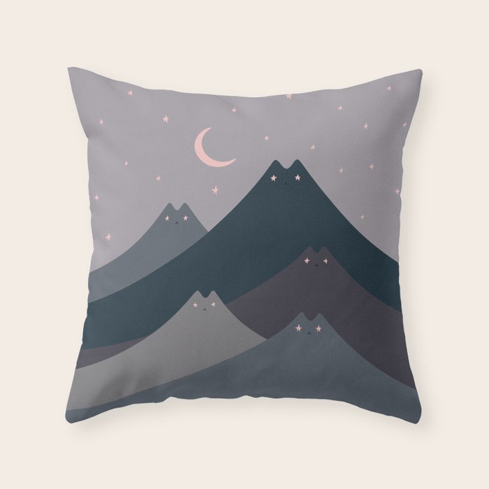 Cat Landscape 116: Starry starry eyes Throw Pillow Gallery Image 6