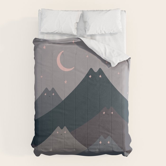 Cat Landscape 116: Starry starry eyes Comforter Gallery Image 6