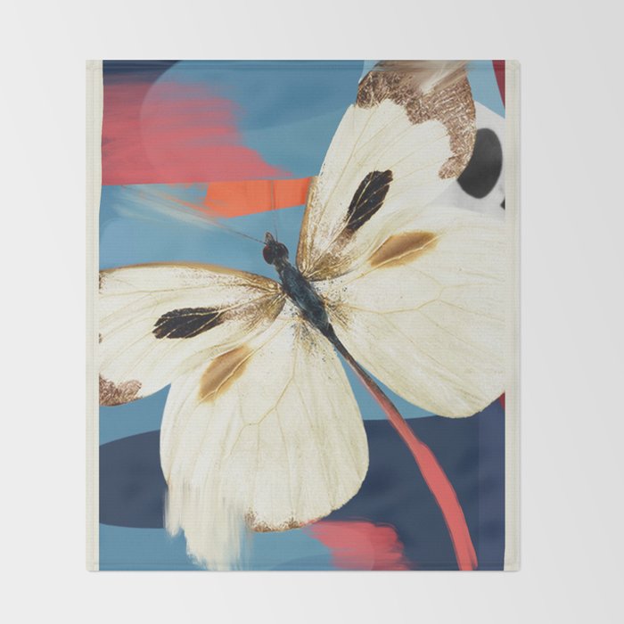 Butterfly 2 Throw Blanket Gallery Image 2
