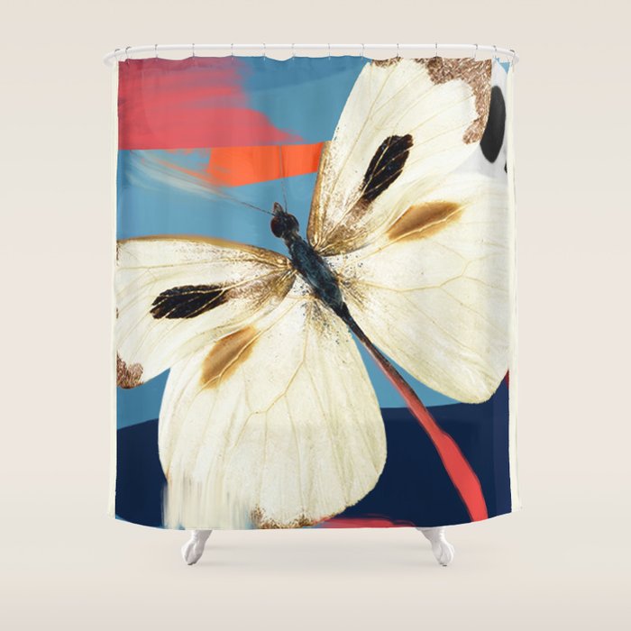 Butterfly 2 Shower Curtain Gallery Image 1