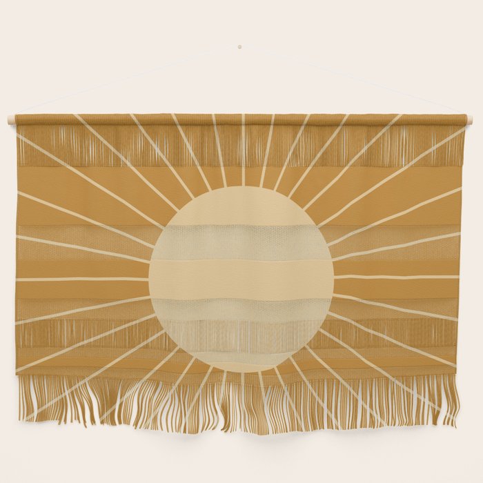 Minimal Sunrays - Golden Wall Hanging Gallery Image 1