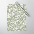 Sage Bloom in Floral Wrapping Paper Gallery Image 1
