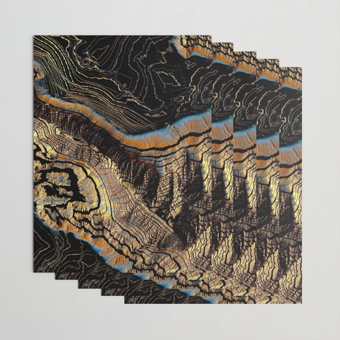 Golden Canyons Wrapping Paper Gallery Image 3