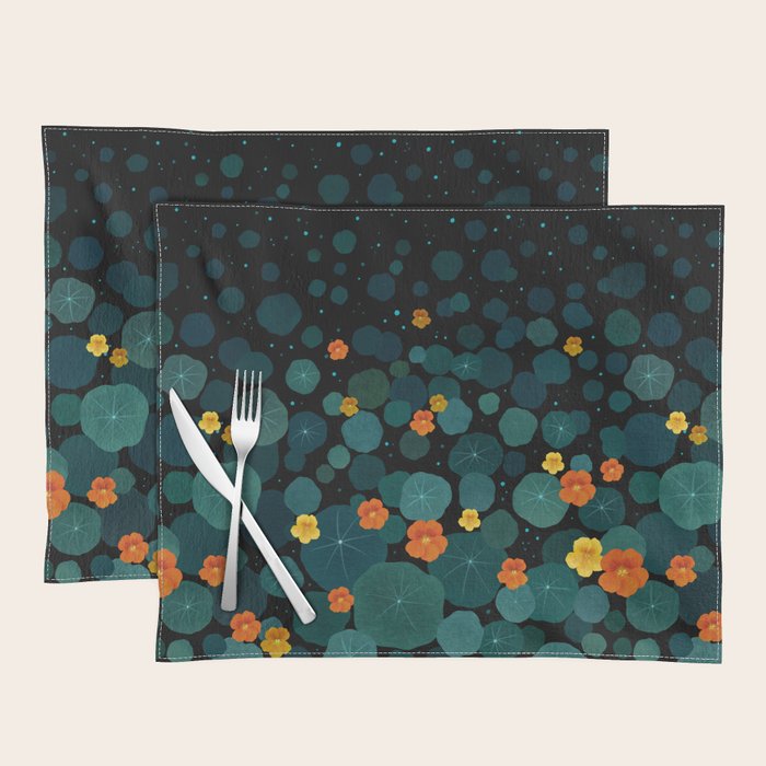 Nasturtium Garden Placemat Gallery Image 1