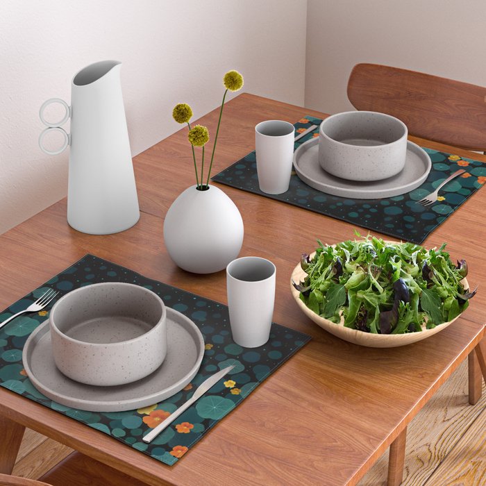Nasturtium Garden Placemat Gallery Image 2