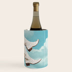 These Boots - Glitter Blue Sky Landscape Wine Chiller Gallery Image 1