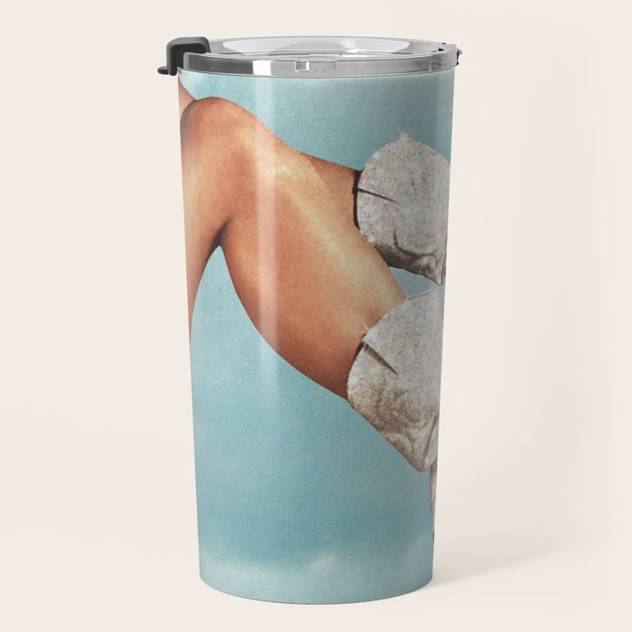 These Boots - Glitter Blue Sky Landscape Travel Mug Gallery Image 3