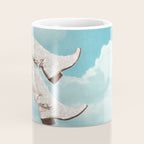 These Boots - Glitter Blue Sky Landscape Coffee Mug Gallery Image 4