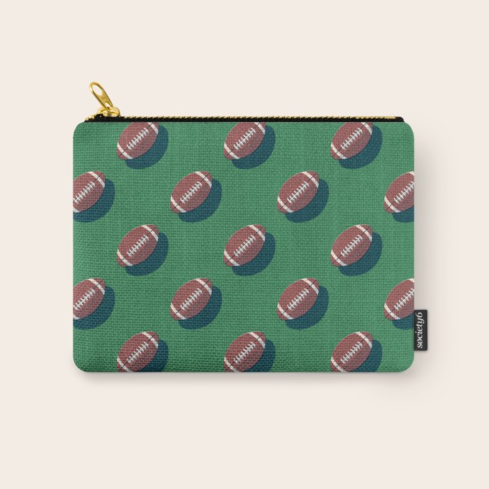 BALLS American Football - pattern Carry All Pouch Gallery Image 1