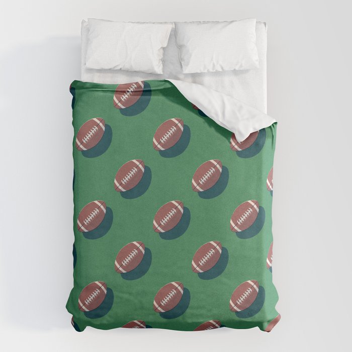 BALLS American Football - pattern Duvet Cover Gallery Image 6