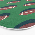 BALLS American Football - pattern Bath Mat Gallery Image 3