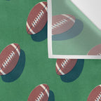 BALLS American Football - pattern Wall Tapestry Gallery Image 3