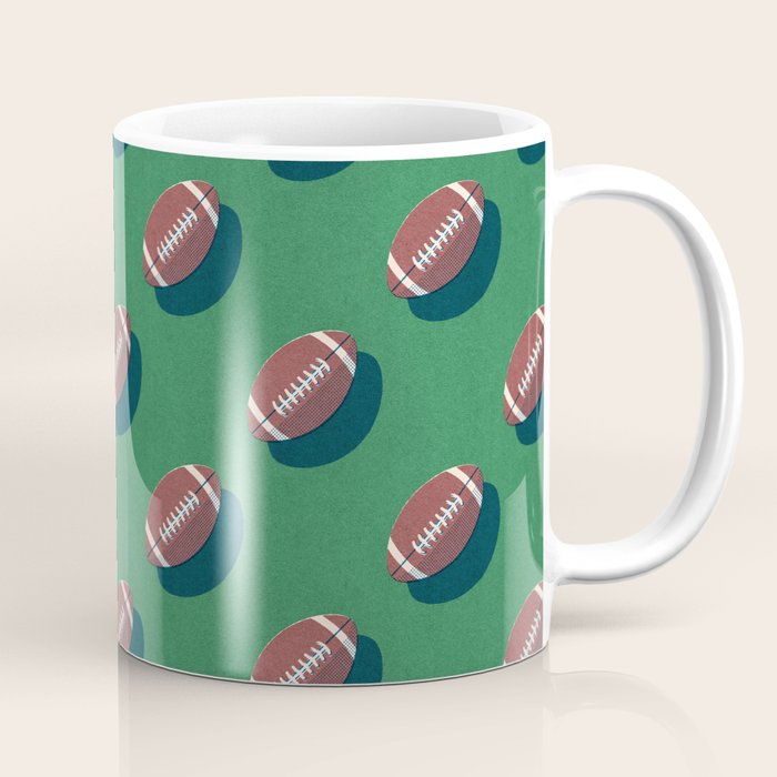 BALLS American Football - pattern Coffee Mug Gallery Image 1