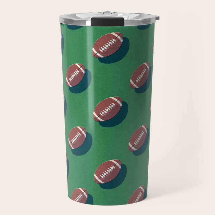 BALLS American Football - pattern Travel Mug Gallery Image 1