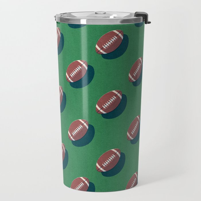 BALLS American Football - pattern Travel Mug Gallery Image 2