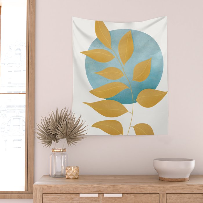 Soft Abstract Shapes 07 Wall Tapestry Gallery Image 2