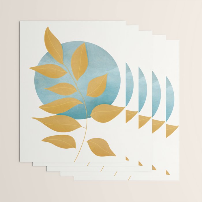 Soft Abstract Shapes 07 Wrapping Paper Gallery Image 3