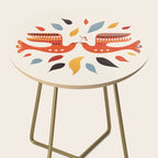 A Pair Of Festive Birds Side Table Gallery Image 2