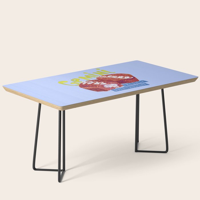 Gemini Twins in Lavender & Blue | Zodiac Series Coffee Table Gallery Image 1