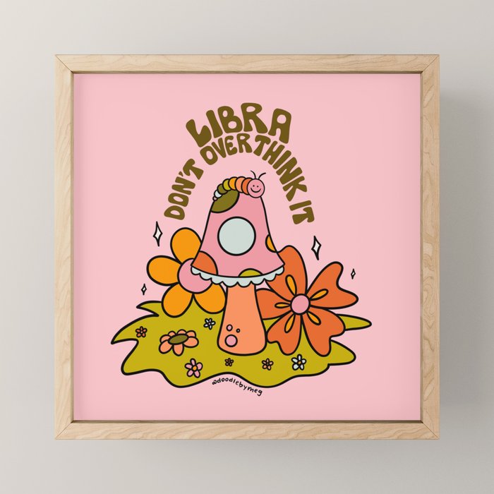 Libra Caterpillar Mini Art Print Gallery Image 1