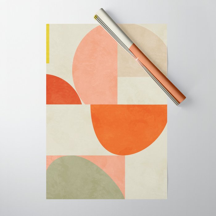 retro mid mod Wrapping Paper Gallery Image 1