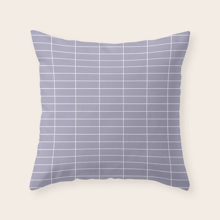 Grid Pattern XIII Throw Pillow Gallery Image 6