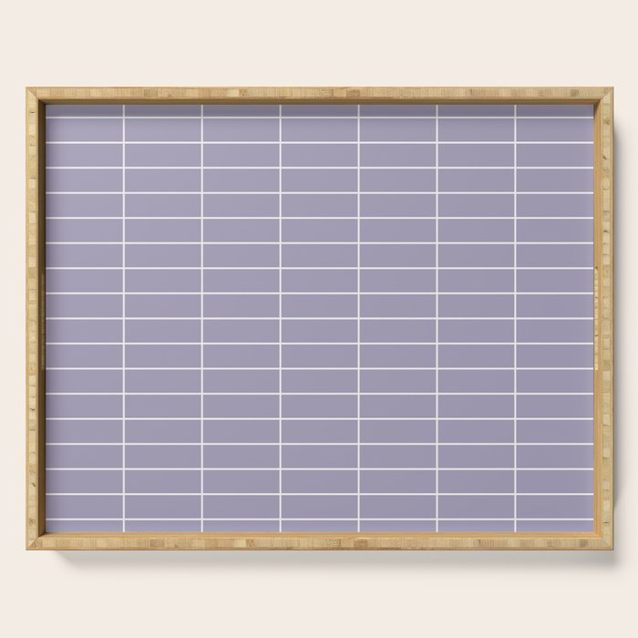 Grid Pattern XIII Serving Tray Gallery Image 1