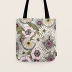 Australian garden chalk Tote Bag Gallery Image 1