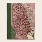 Garden Lilac Flower Painting in Purple & Peach Notebook Gallery Image 4