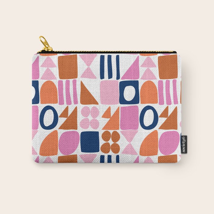 Sweet Whimsy Shapes Pattern  Carry All Pouch Gallery Image 1
