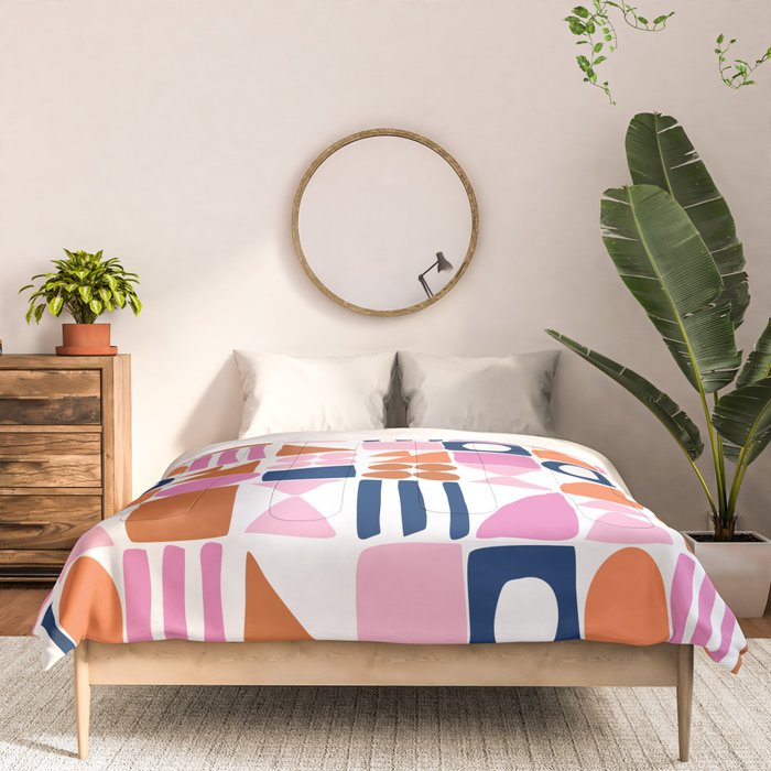 Sweet Whimsy Shapes Pattern  Comforter Gallery Image 3
