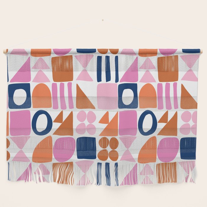 Sweet Whimsy Shapes Pattern  Wall Hanging Gallery Image 1
