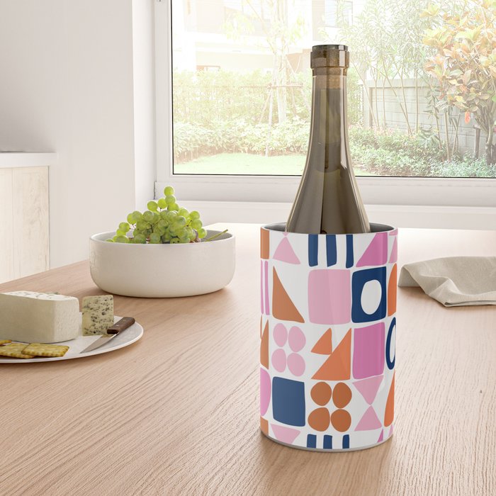 Sweet Whimsy Shapes Pattern  Wine Chiller Gallery Image 4