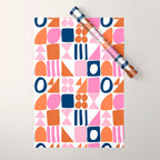 Sweet Whimsy Shapes Pattern  Wrapping Paper Gallery Image 1